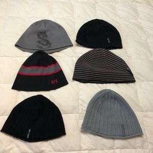 6 Hats! - Lot of A/X - Armani Exchange Beenie Hats